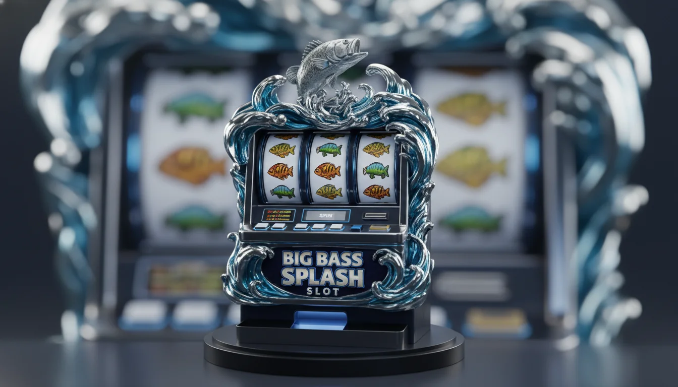 Big Bass Splash reels with various fishing items