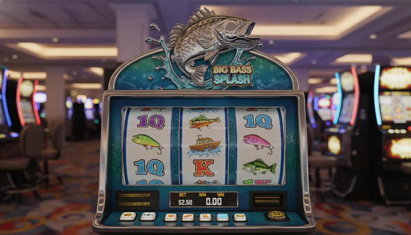 Big Bass Splash bonus round with money fish